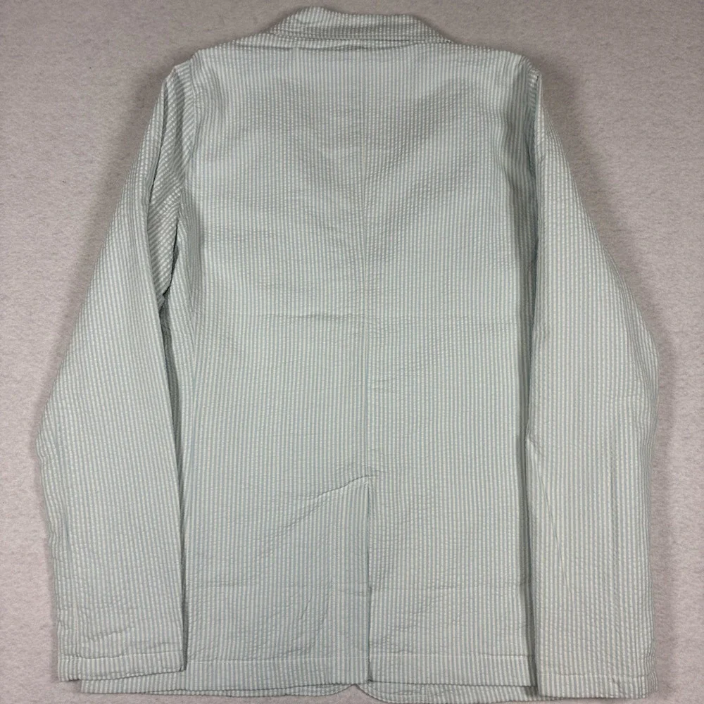 Criquet Suit Jacket Mens XL Seersucker Pimm's Cup Blazer Sport Coat Casual